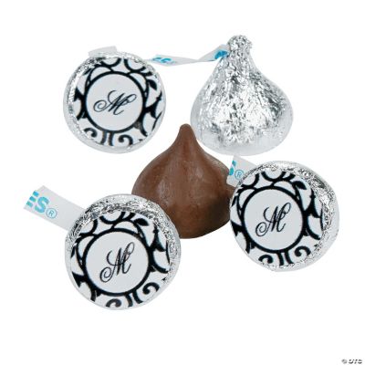 Personalized Classic Black & White Hershey’s® Kisses®
