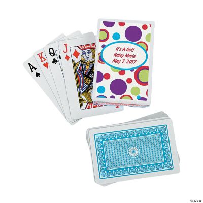 12 Personalized Bubble Bop Playing Card Decks