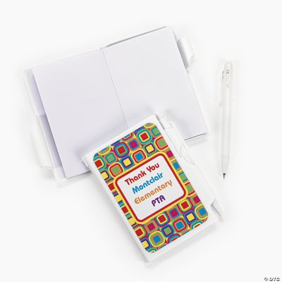 12 Personalized Kaleidoscope Notepad Cases With Pen