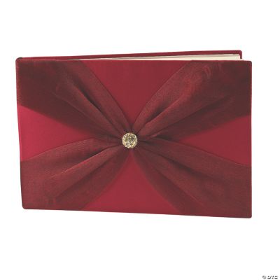 Red On Red Wedding Guest Book