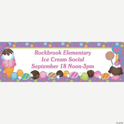 Personalized Sweet Treat Banner - Small