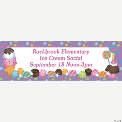Personalized Sweet Treat Banner - Medium