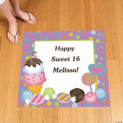Personalized Sweet Treat Floor Cling