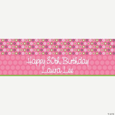 Personalized Darling Daisy Banner - Medium