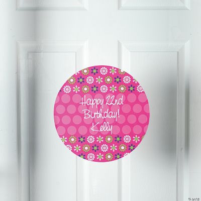 Personalized Darling Daisy Window Cling