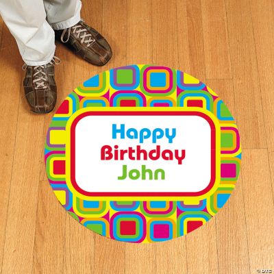 Personalized Kaleidoscope Floor Cling
