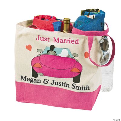 Personalized Honeymoon Beach Tote