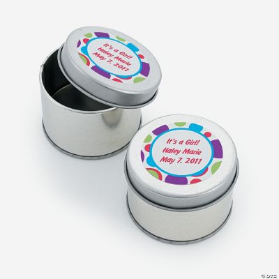 Personalized Bubble Bop Tins