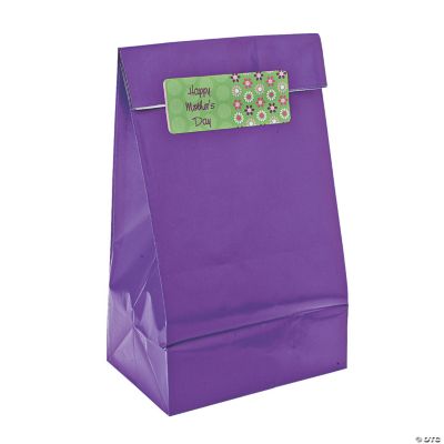 Personalized Darling Daisy Gift Bags With Stickers