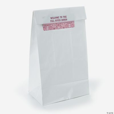 Personalized Pink Wild West Gift Bags With Stickers