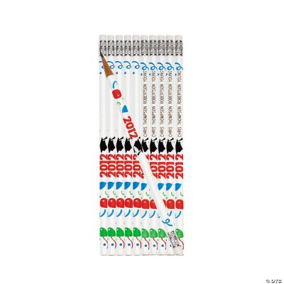 Personalized Class Of “2012” Graduation Pencils