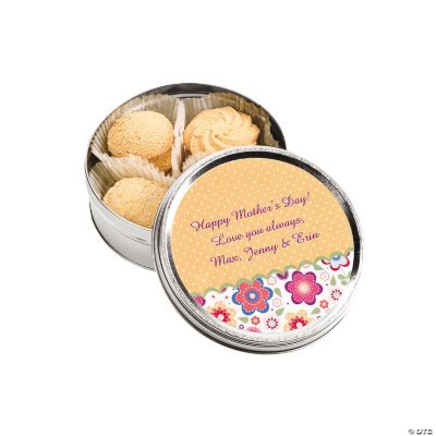 Personalized Mother's Day Cookie Tin