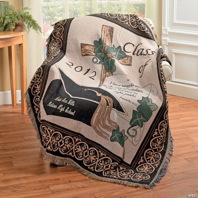 “Class of 2012” Religious Graduation Throw