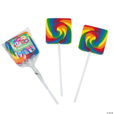 Personalized Birthday Present Swirl Pops