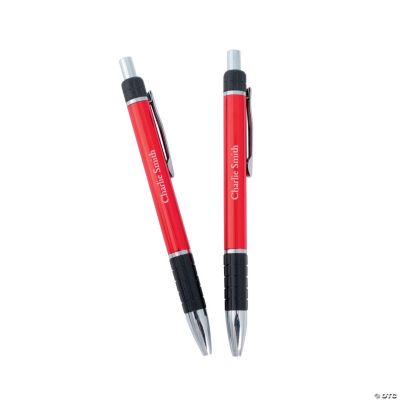 Personalized Red Pen & Pencil Set