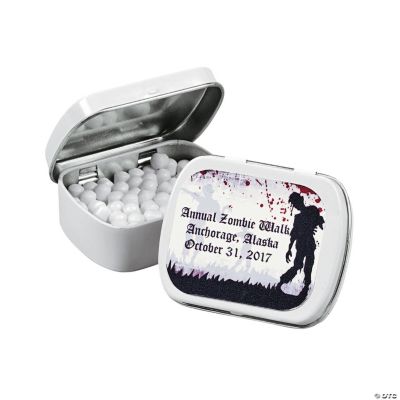 Personalized Zombie Mint Tins