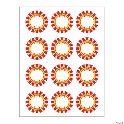 Personalized Carnival Favor Stickers