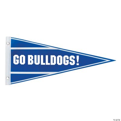 Personalized Blue Pennant Banner