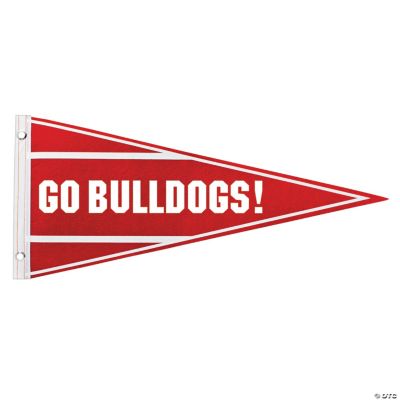 Personalized Red Pennant Banner