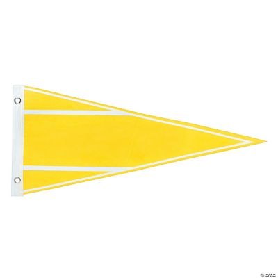 Personalized Yellow Pennant Banner