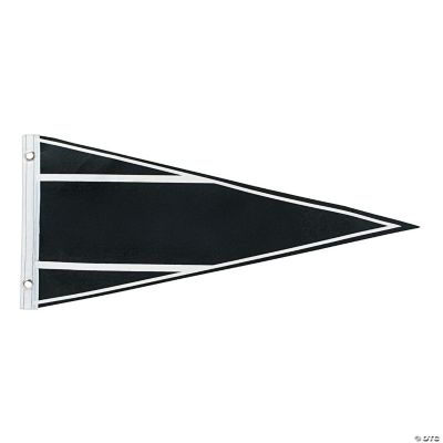 Personalized Black Pennant Banner
