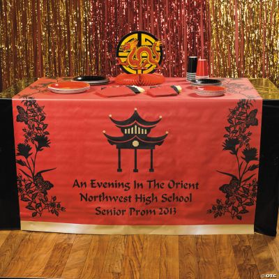 Personalized Asian Table Runner