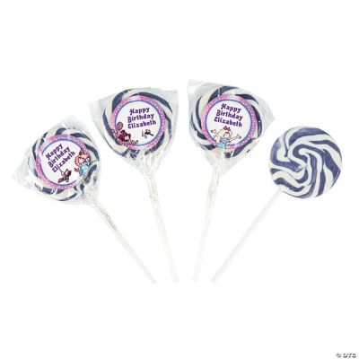 Personalized Slumber Party Swirl Pops