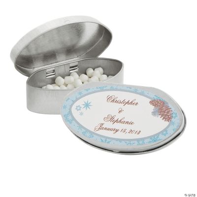 Personalized Winter Enchantment Mint Tins