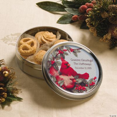 Cardinal Cookie Tins