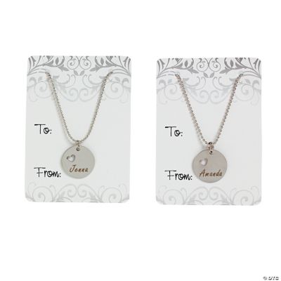 Personalized Disk Charm With Cutout Heart