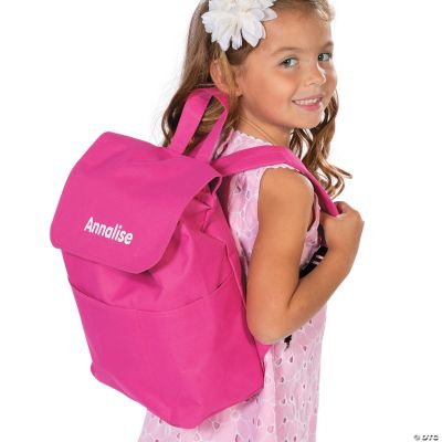 Personalized Pink Backpack