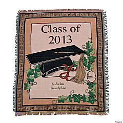 Class Of 2013 Graduation Throw Blanket