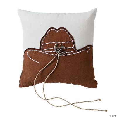 Rustic Western Wedding Ring Pillow
