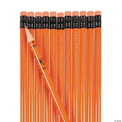 Personalized Halloween Pencils