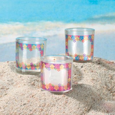 Luau Votive Stickers