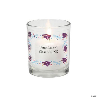 Personalized Graduation Votive Holders