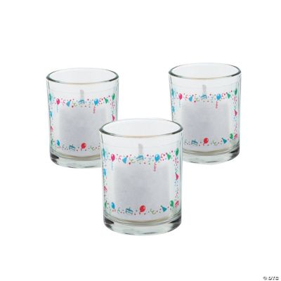 Personalized Birthday Votive Holders