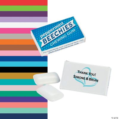 Personalized Wedding Beechies® Gum