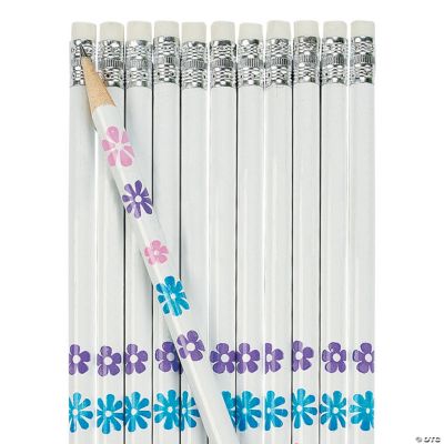 Personalized Flower Pencils