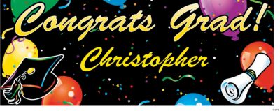 “Congrats Grad!” Banner