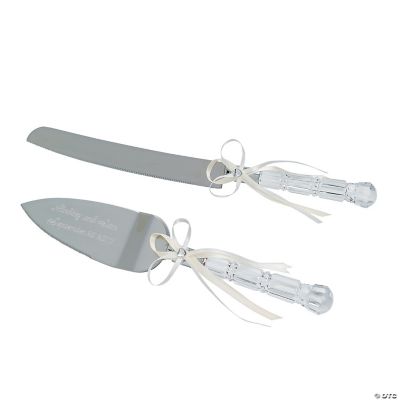 Ivory Lace Silver-Plated Knife & Cake Server Set