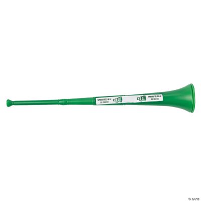 Personalized Green Stadium Horns