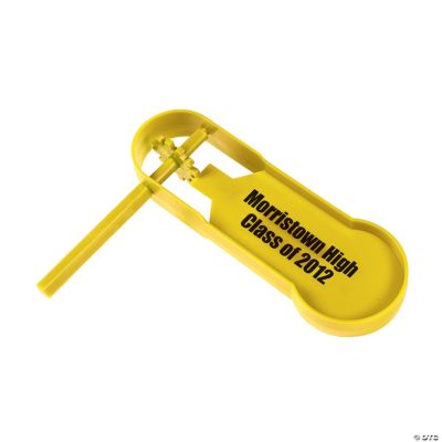 Personalized Giant Yellow Noisemakers