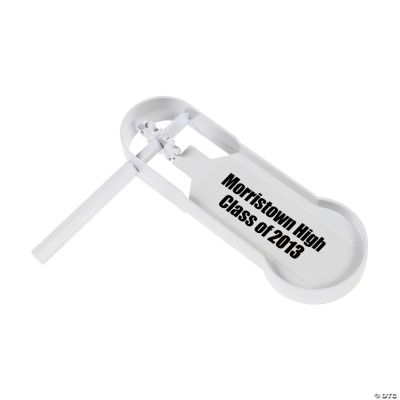Personalized Giant White Noisemakers
