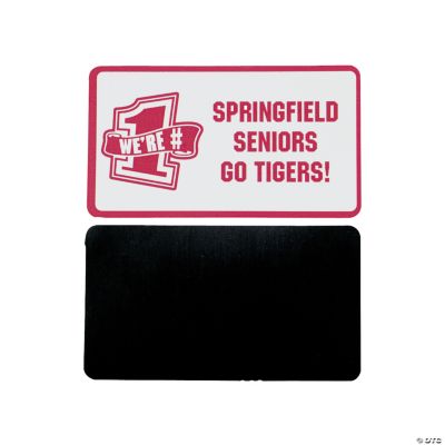 Personalized Red Team Spirit Magnets