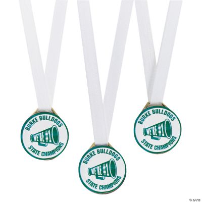 Personalized Green Team Spirit Medals
