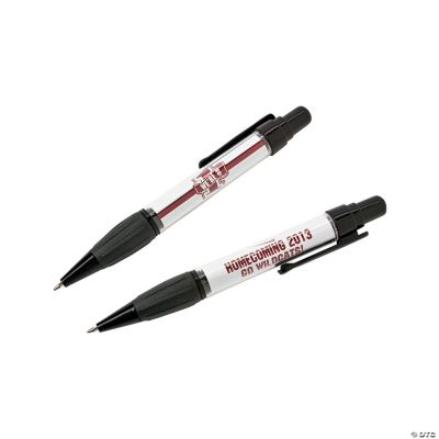 Personalized Burgundy Team Spirit Pens