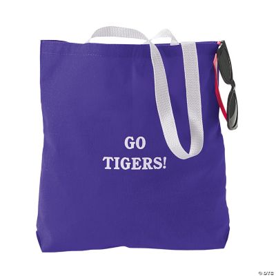 Personalized Large Tote Bags - Purple