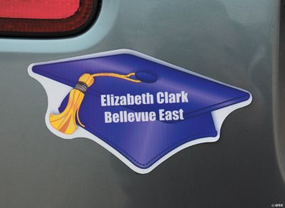 Personalized Purple Graduation Magnets