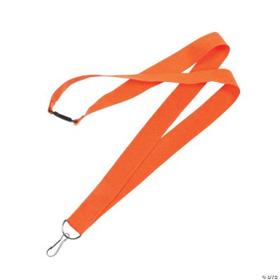 Orange Nylon Lanyards